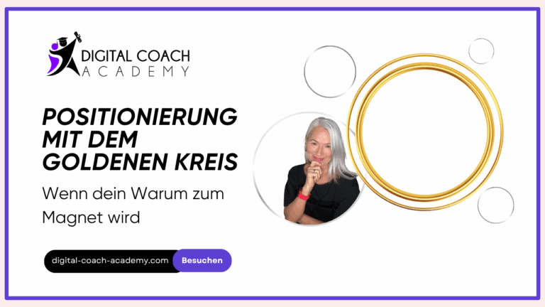 Positionierung mit dem goldenen Kreis