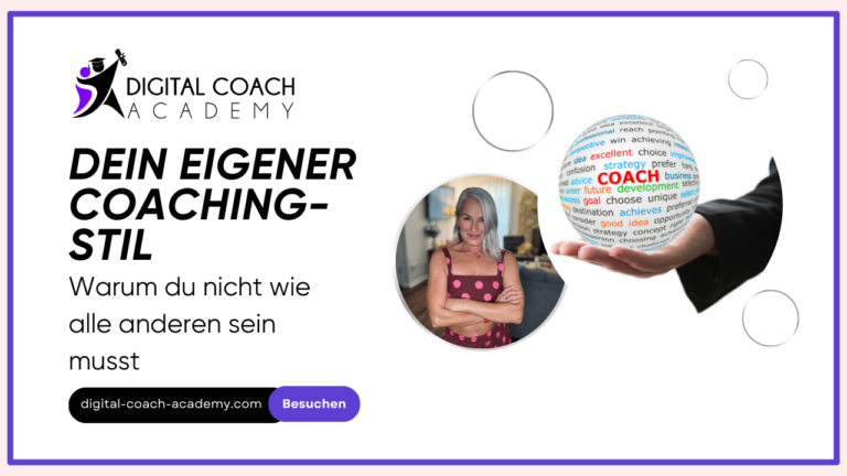 Deinen eigenen Coaching-Stil finden