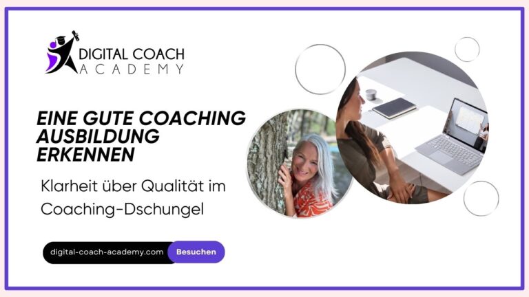 Eine gute Coaching Ausbildung erkennen