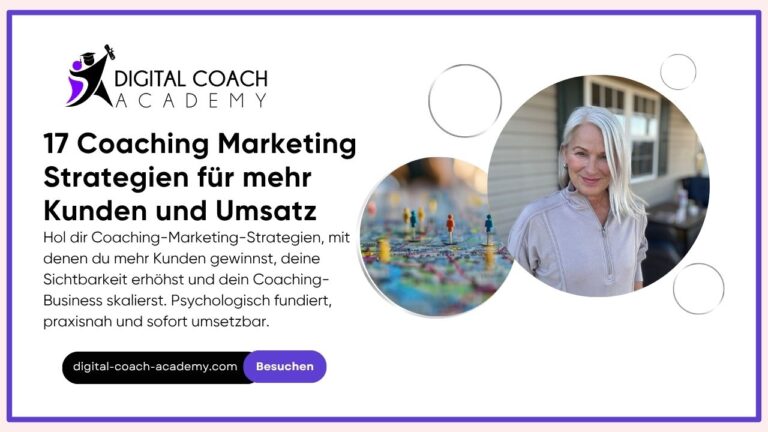 17 Coaching Marketing Strategien für mehr Kunden