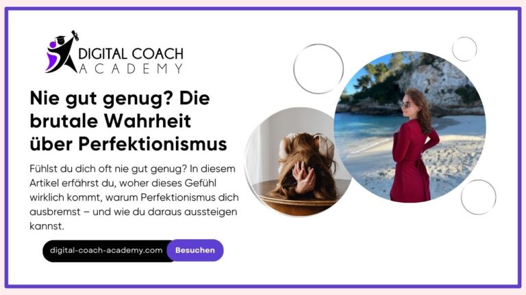 Nie gut genug - die brutale Wahrheit über Perfektionismus